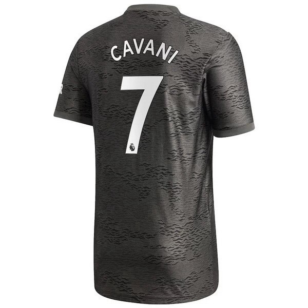 Maglia Manchester United NO.7 Cavani Away 20/21 Nero